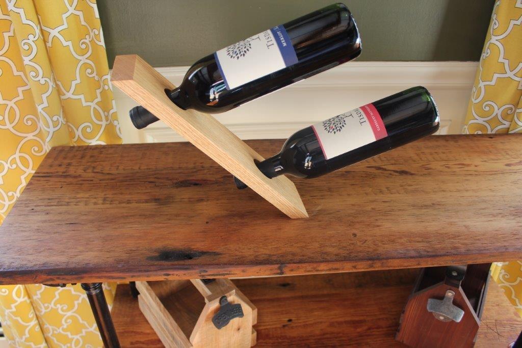 Magic good Wine Bottle Holder - Folding Double Bottle Rack